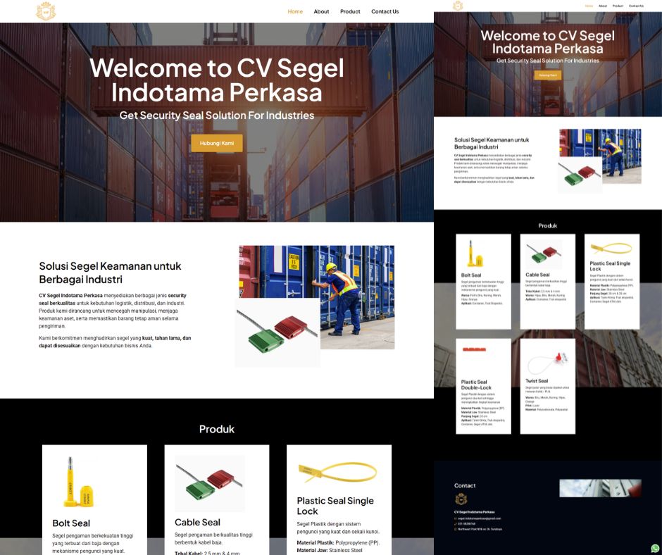 Indotamasegel Website